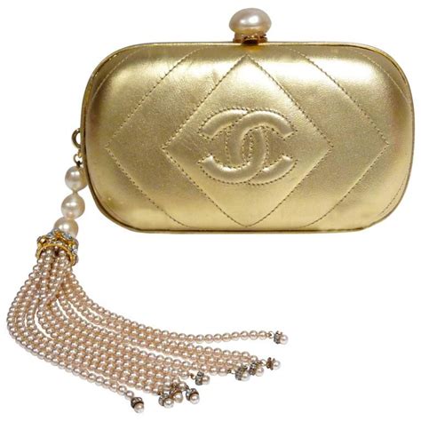 chanel rhinestone box clutch|antique Chanel clutch.